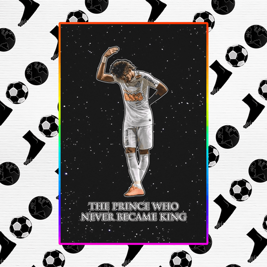 Neymar Jr | The Prince | Premium Matte Vertical Poster
