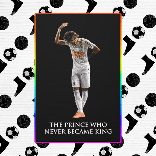 Neymar Jr | The Prince | Premium Black Frame